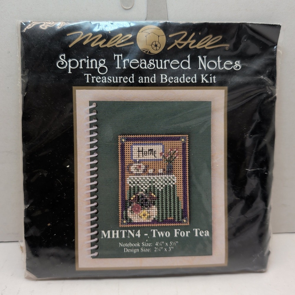 Mill Hill Spring Treasured Notes Two For Tea MHTN4 Beaded Cross Stitch Kit